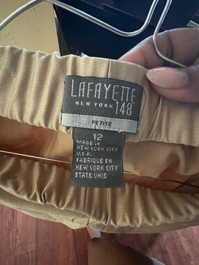 Lafayette 148 New York Olive-Taupe Chinos